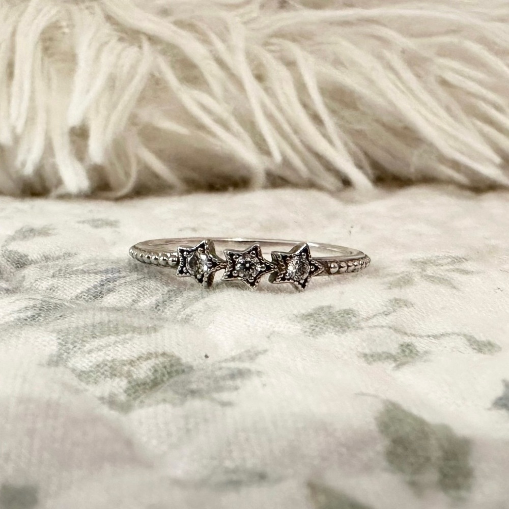 Pandora Sterling Silver Celestial Stars Ring
